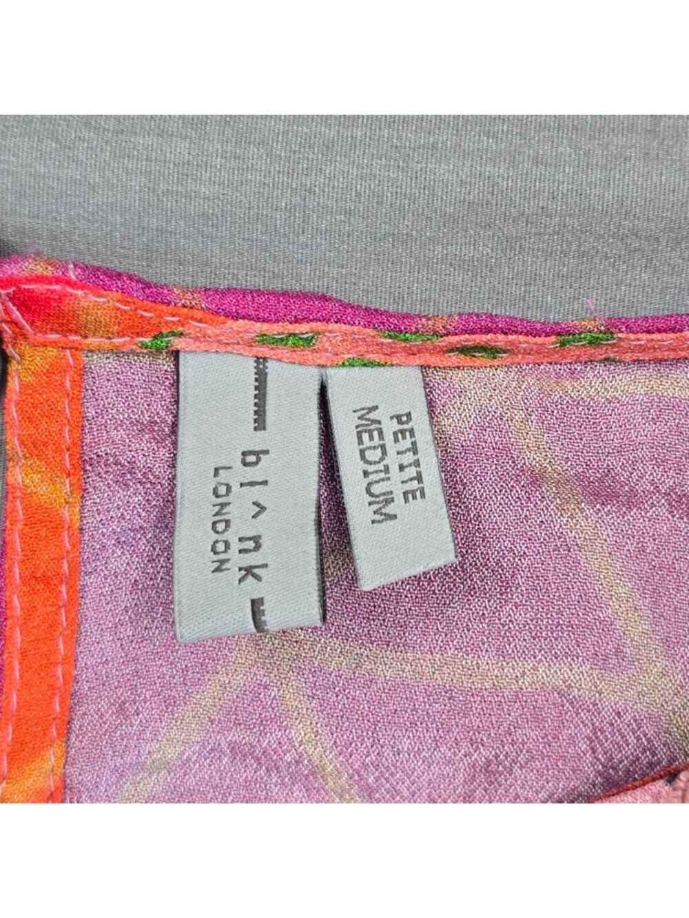 Bl^nk London Anthropologie Miranda Peasant Top Medium Petite PM Blouse Boho - Picture 3 of 5